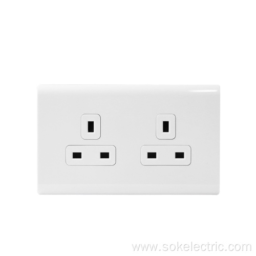 13A 250V 2 Gang BS Socket Outlets